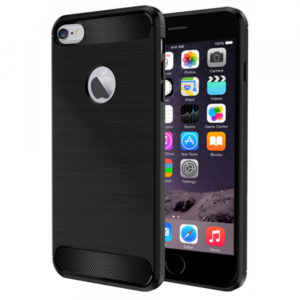 Husa pentru Apple iPhone 6 / 6s, Techsuit, Carbon, Neagra