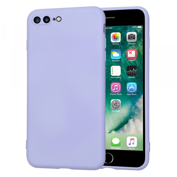 Husa pentru Apple iPhone 8 Plus / 7 Plus, Techsuit, SoftFlex, Mov Deschis