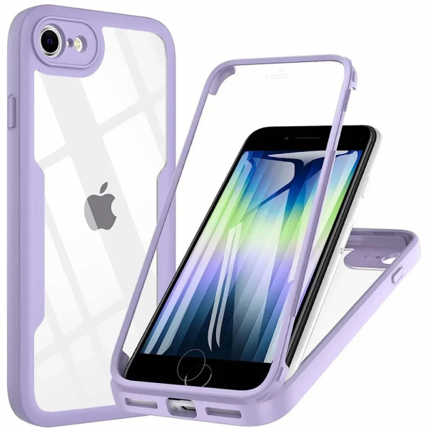 Husa pentru Apple iPhone SE (2022) / SE (2020) / 8 / 7, Techsuit, ColorVerse 360, Mov