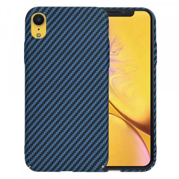 Husa pentru Apple iPhone XR, Techsuit, Carbonite FiberShell, Turcoaz