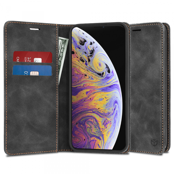 Husa pentru Apple iPhone XS Max, Techsuit, Confy, Neagra