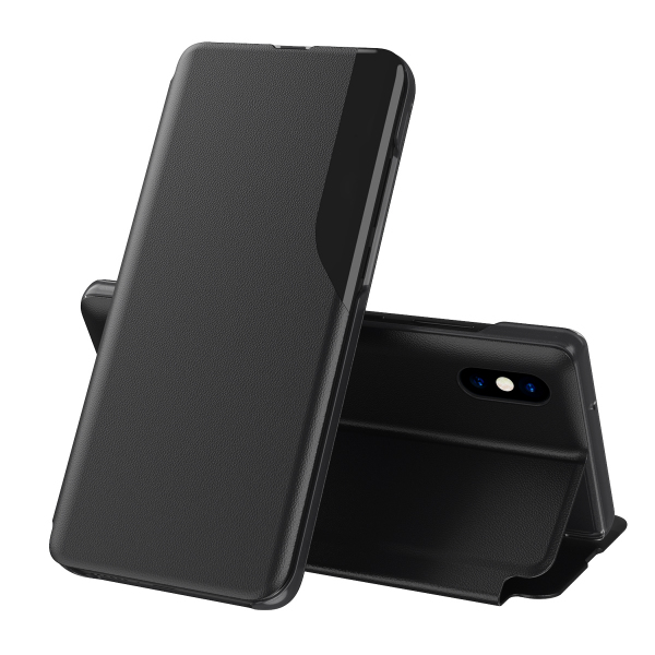 Husa pentru Apple iPhone XS Max, Techsuit, eFold, Neagra