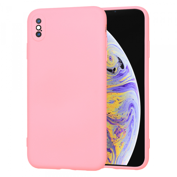 Husa pentru Apple iPhone XS Max, Techsuit, SoftFlex, Roz Deschis