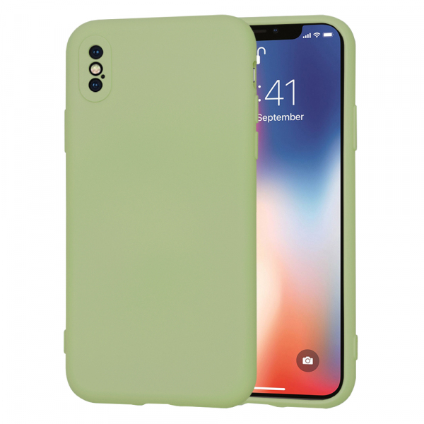 Husa pentru Apple iPhone XS / X, Techsuit, SoftFlex, Matcha