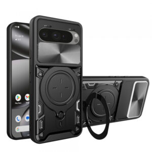 Husa pentru Google Pixel 10 Pro XL, Techsuit, CamGuard Pro, Neagra
