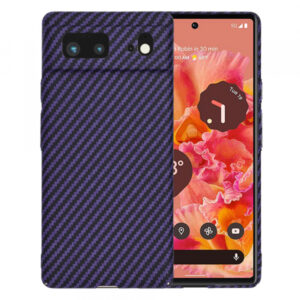 Husa pentru Google Pixel 6, Techsuit, Carbonite FiberShell, Mov