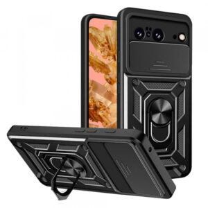 Husa pentru Google Pixel 8, Techsuit, CamShield, Neagra