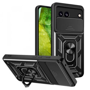 Husa pentru Google Pixel 8a, Techsuit, CamShield, Neagra