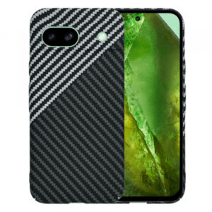 Husa pentru Google Pixel 8a, Techsuit, Carbonite FiberShell, Neagra Gri