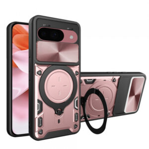 Husa pentru Google Pixel 9 / 9 Pro, Techsuit, CamGuard Pro, Roz Aurie