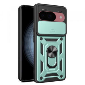 Husa pentru Google Pixel 9 / 9 Pro, Techsuit, CamShield, Verde