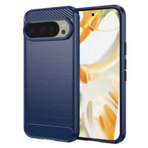 Husa pentru Google Pixel 9 / 9 Pro, Techsuit, Carbon, Albastra