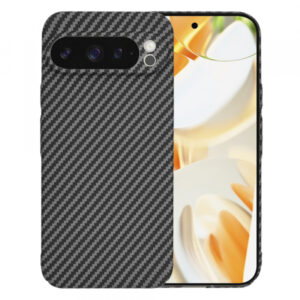 Husa pentru Google Pixel 9 Pro, Techsuit, Carbonite FiberShell, Neagra