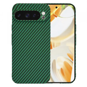 Husa pentru Google Pixel 9 Pro, Techsuit, Carbonite FiberShell, Verde