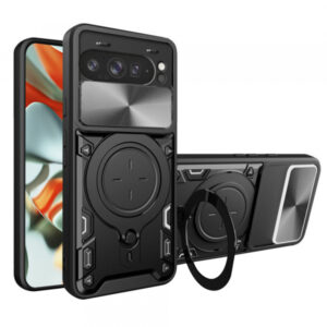 Husa pentru Google Pixel 9 Pro XL, Techsuit, CamGuard Pro, Neagra