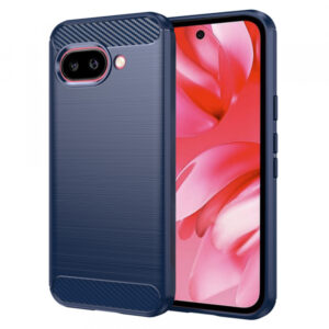 Husa pentru Google Pixel 9a, Techsuit, Carbon, Albastra