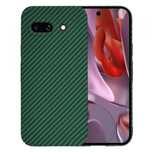 Husa pentru Google Pixel 9a, Techsuit, Carbonite FiberShell, Verde