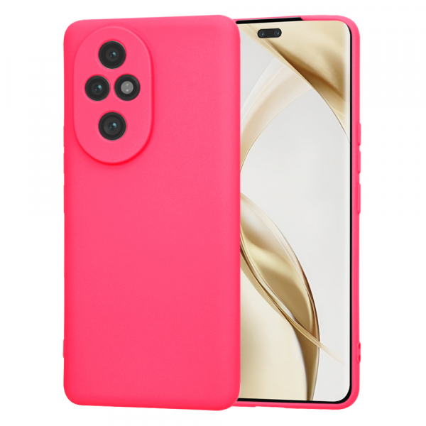 Husa pentru Honor 200 Pro, Techsuit, SoftFlex, Roz Inchis