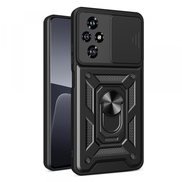 Husa pentru Honor 200, Techsuit, CamShield, Neagra