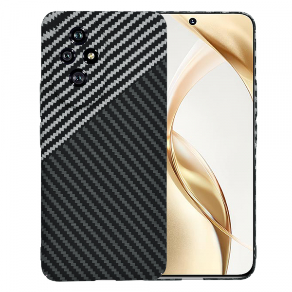 Husa pentru Honor 200, Techsuit, Carbonite FiberShell, Neagra Gri