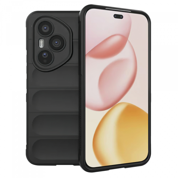 Husa pentru Honor 400 Pro (China), Techsuit, Magic Shield, Neagra