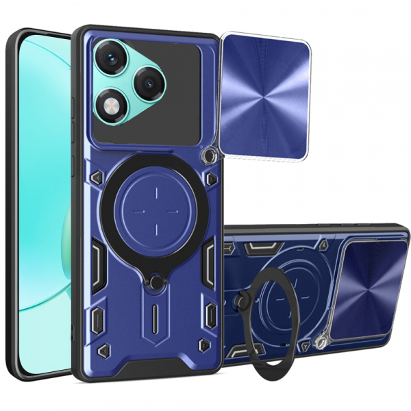 Husa pentru Honor 400 Lite, Techsuit, CamGuard Pro, Albastra
