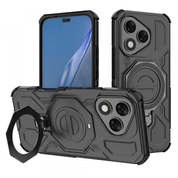 Husa pentru Honor 400 Lite, Techsuit, Carbon Shield Pro, Neagra