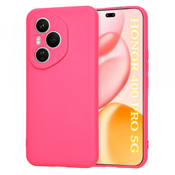 Husa pentru Honor 400 Pro, Techsuit, SoftFlex, Roz Inchis