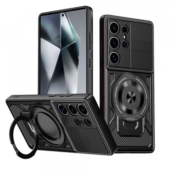 Husa pentru Honor 400, Techsuit, RuggedCam, Neagra
