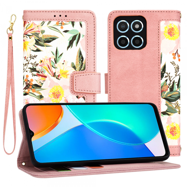 Husa pentru Honor 70 Lite / X6 / X8 5G, Techsuit, FlipCraft, Roz
