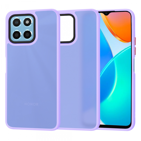 Husa pentru Honor 70 Lite / X6 / X8 5G, Techsuit, HaloFrost, Mov Deschis