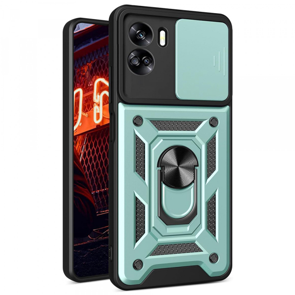 Husa pentru Honor 90 Lite, Techsuit, CamShield, Verde