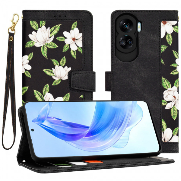 Husa pentru Honor 90 Lite, Techsuit, FlipCraft, Neagra