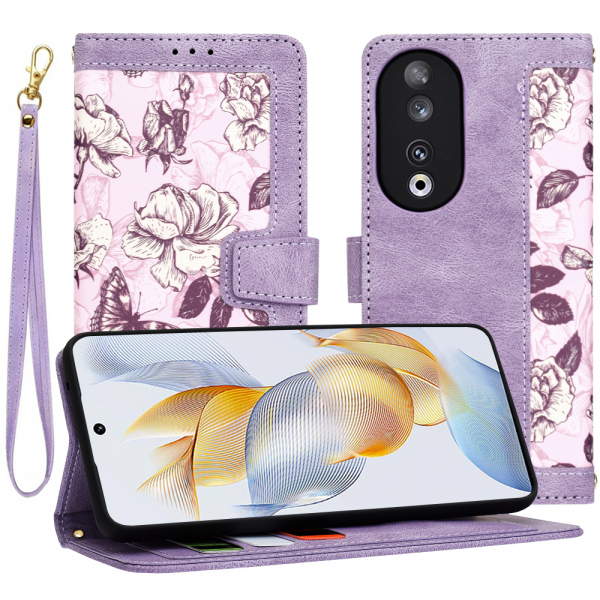 Husa pentru Honor 90, Techsuit, FlipCraft, Mov