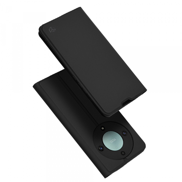 Husa pentru Honor Magic5 Lite, Techsuit, Magskin Book, Neagra