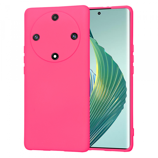 Husa pentru Honor Magic5 Lite, Techsuit, SoftFlex, Roz Inchis