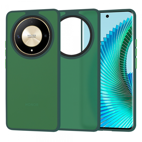 Husa pentru Honor Magic6 Lite, Techsuit, HaloFrost, Verde