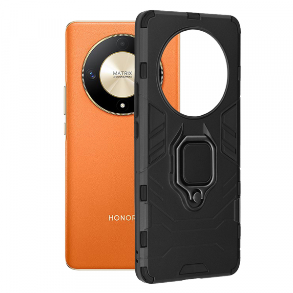 Husa pentru Honor Magic6 Lite, Techsuit, Shield, Neagra