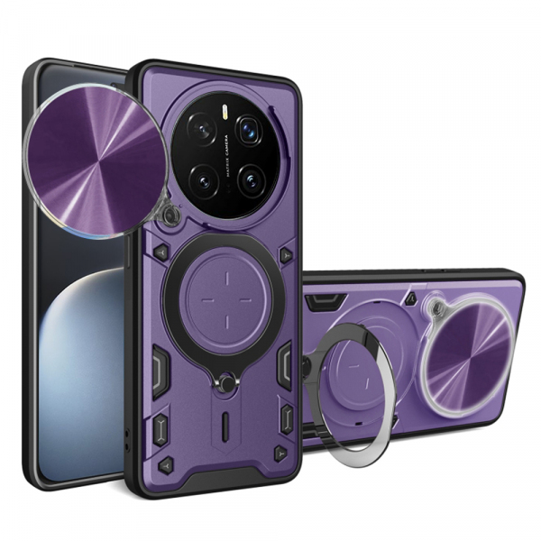 Husa pentru Honor Magic7 Pro, Techsuit, CamGuard Pro, Mov