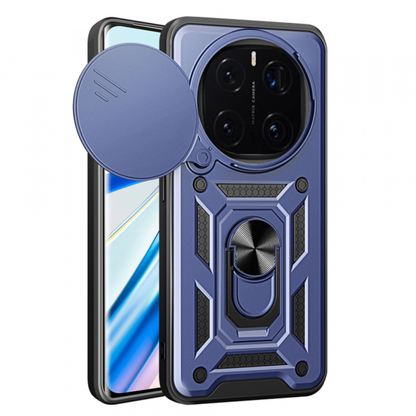 Husa pentru Honor Magic7 Pro, Techsuit, CamShield, Albastra