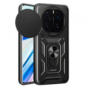 Husa pentru Honor Magic7 Pro, Techsuit, CamShield, Neagra