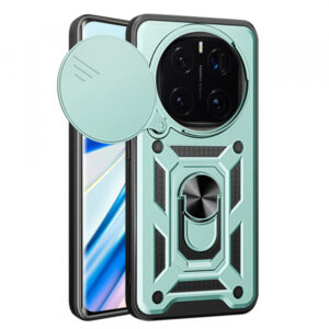 Husa pentru Honor Magic7 Pro, Techsuit, CamShield, Verde