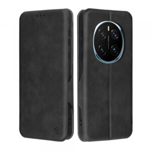 Husa pentru Honor Magic7 Pro, Techsuit, Safe Wallet Plus, Neagra