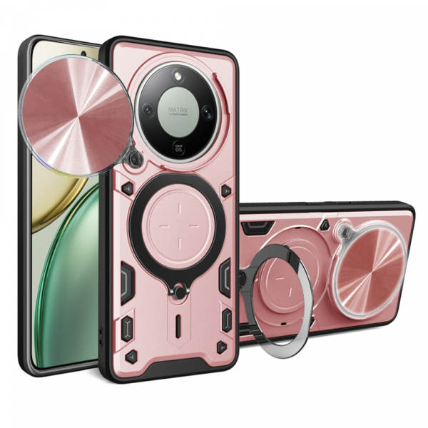 Husa pentru Honor Magic8 Lite, Techsuit, CamGuard Pro, Roz Aurie