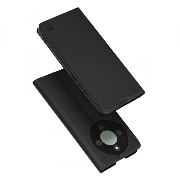 Husa pentru Honor Magic8 Lite, Techsuit, Magskin Book, Neagra