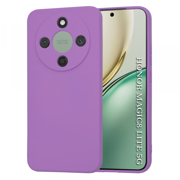 Husa pentru Honor Magic8 Lite, Techsuit, SoftFlex, Mov