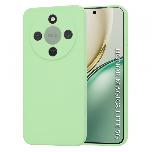 Husa pentru Honor Magic8 Lite, Techsuit, SoftFlex, Verde Deschis