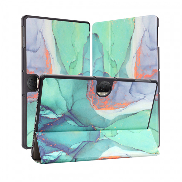 Husa pentru Honor Pad 9, Techsuit, FoldPro Green Time, Multicolor
