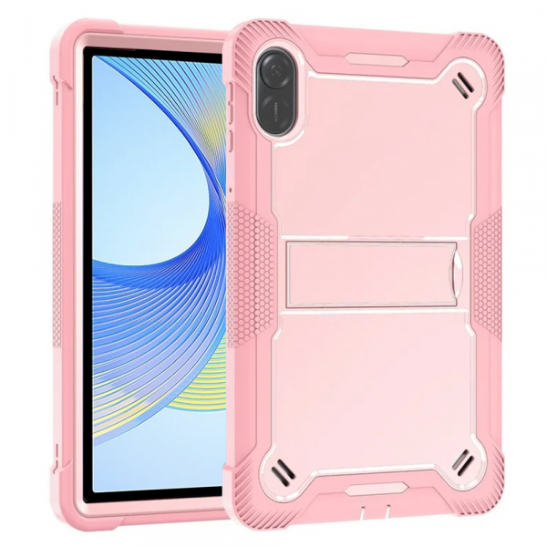 Husa pentru Honor Pad X8 Pro / X9, Techsuit, Rugged TabShell, Roz
