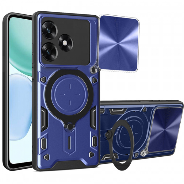 Husa pentru Honor X5c Plus, Techsuit, CamGuard Pro, Albastra